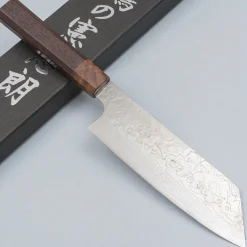 Kenshiro Hatono SG2 Damast Polished Wenge Bunka 18 cm