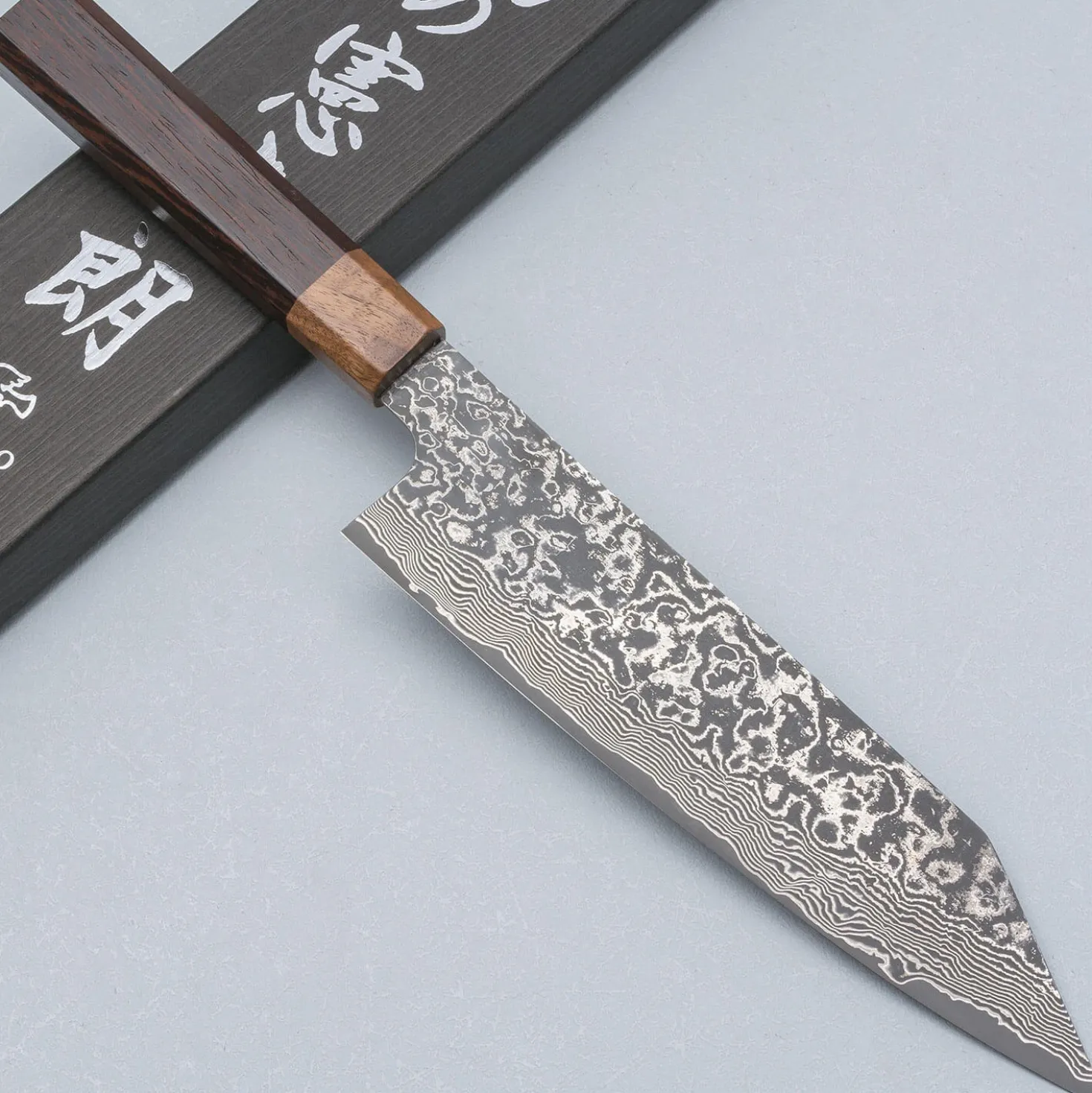 Kenshiro Hatono SG2 Nickel Damast Wenge Gyuto 21 cm