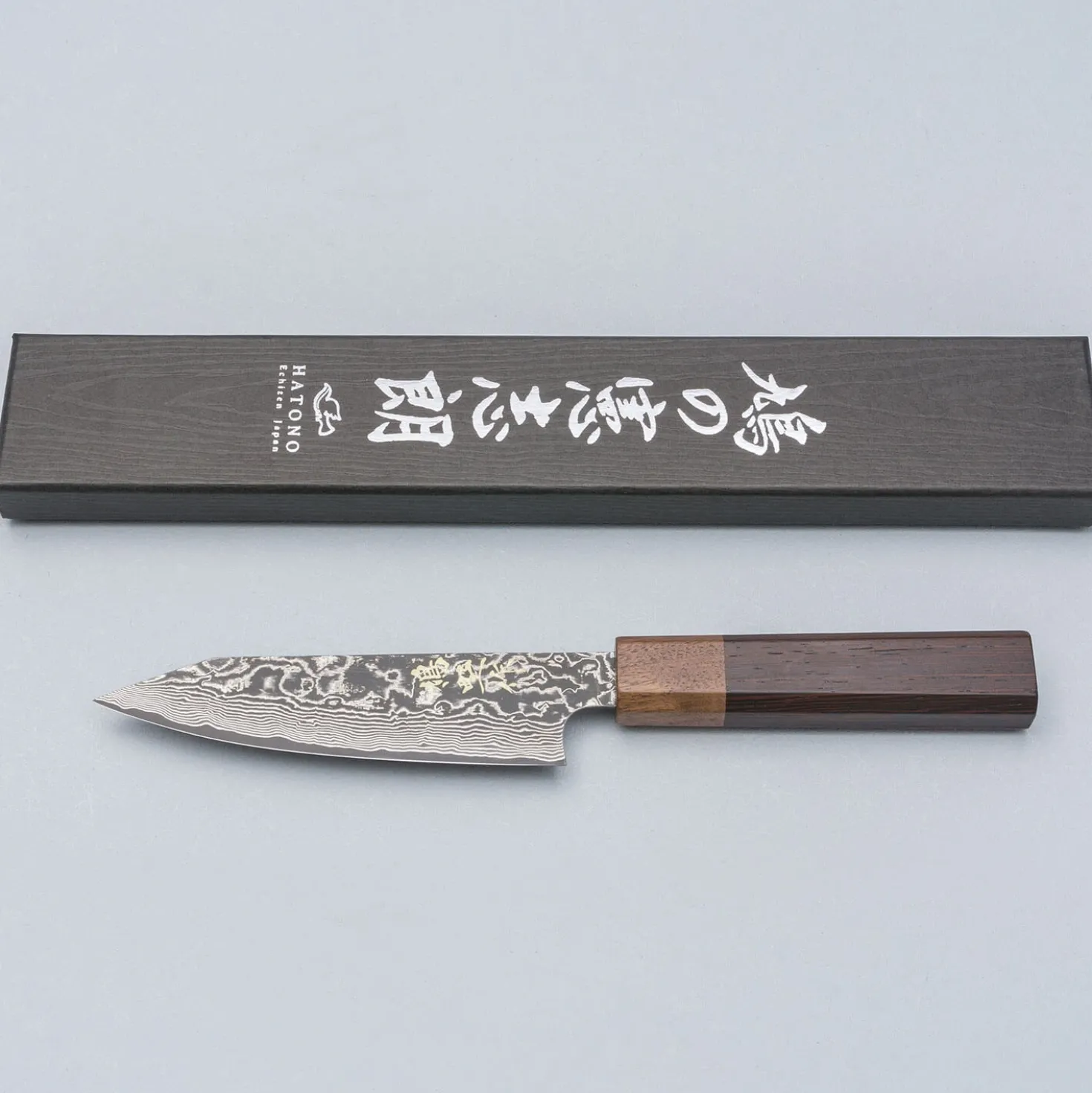 Kenshiro Hatono SG2 Nickel Damast Wenge Petty 13.5 cm