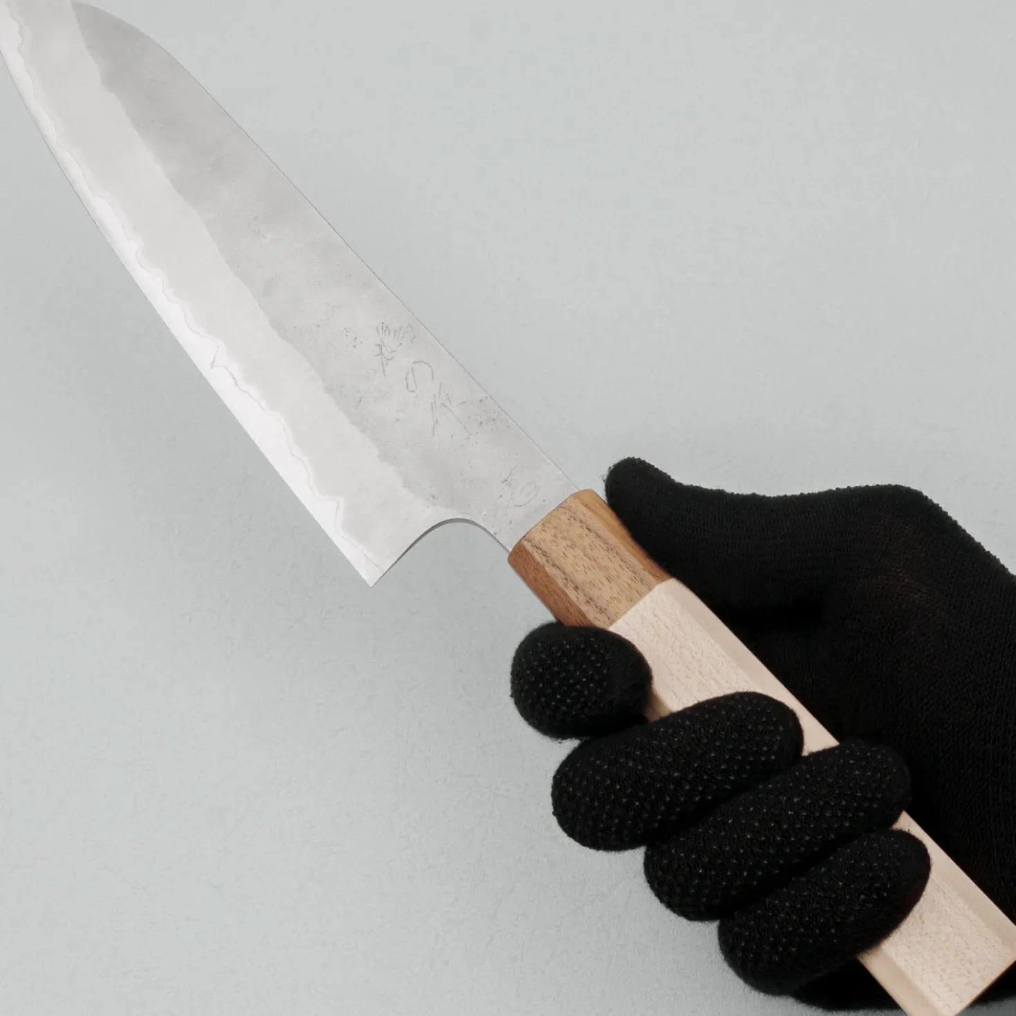 Kenshiro Hatono Shirogami #1 Nashiji Gyuto 21 cm