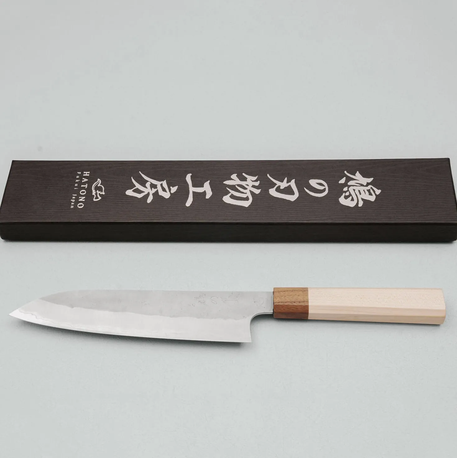 Kenshiro Hatono Shirogami #1 Nashiji Gyuto 21 cm