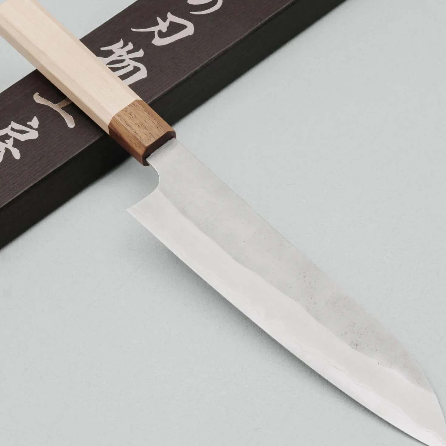 Kenshiro Hatono Shirogami #1 Nashiji Gyuto 21 cm