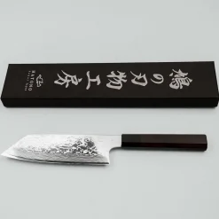 Kenshiro Hatono STRIX Damast Walnut Bunka 18 cm