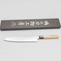 Kenshiro Hatono ZDP189 Oak Sujihiki 24 cm