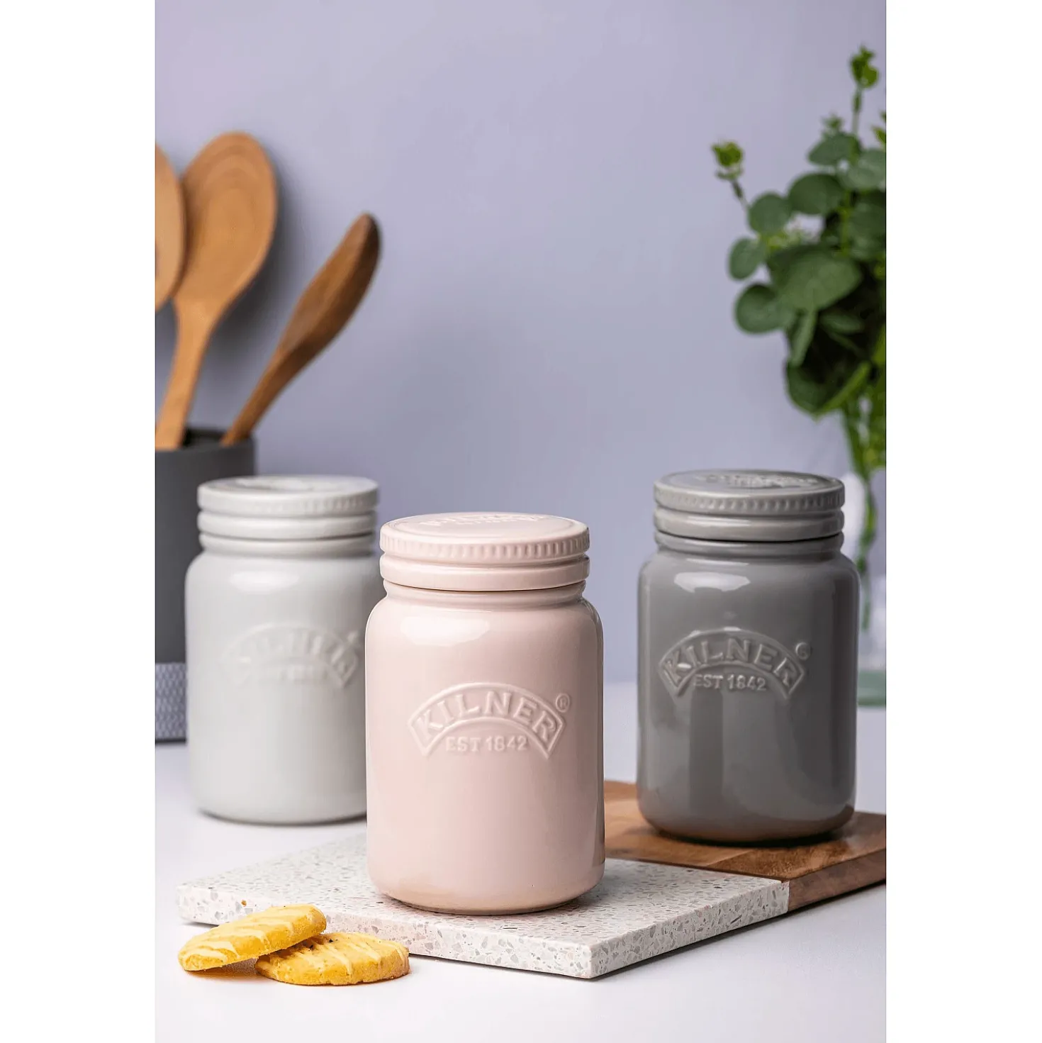 Kilner Voorraadpot Donker Grijs 600 ml