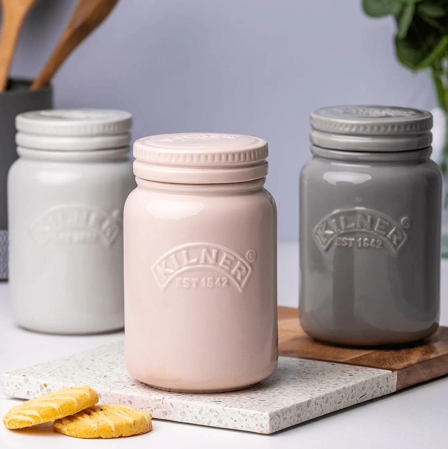 Kilner Voorraadpot Donker Grijs 600 ml