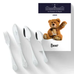 Kinderbestek Van Kempen en Begeer Beer 4-delig