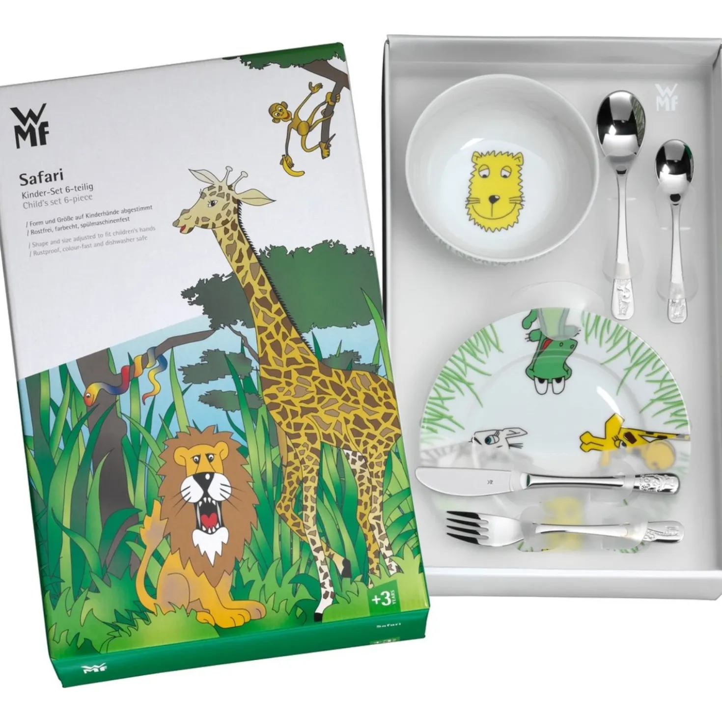 Kinderbestek WMF Safari 6-delig