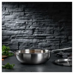 Kuhn Rikon Culinary Fiveply Wok Met Deksel 28 cm