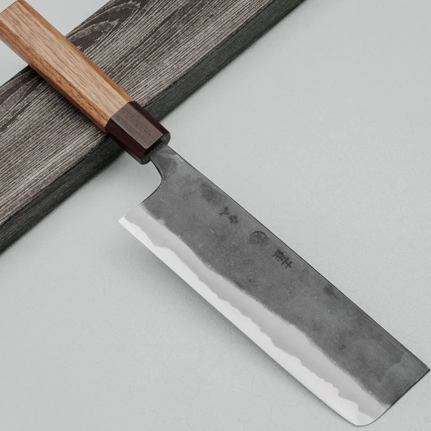 Kyohei Aogami Walnoot Nakiri 16.5 cm