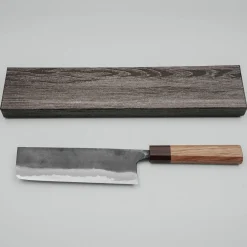 Kyohei Aogami Walnoot Nakiri 16.5 cm
