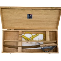 Laguiole Champagnesabel Eikenhout + Champagne Kist