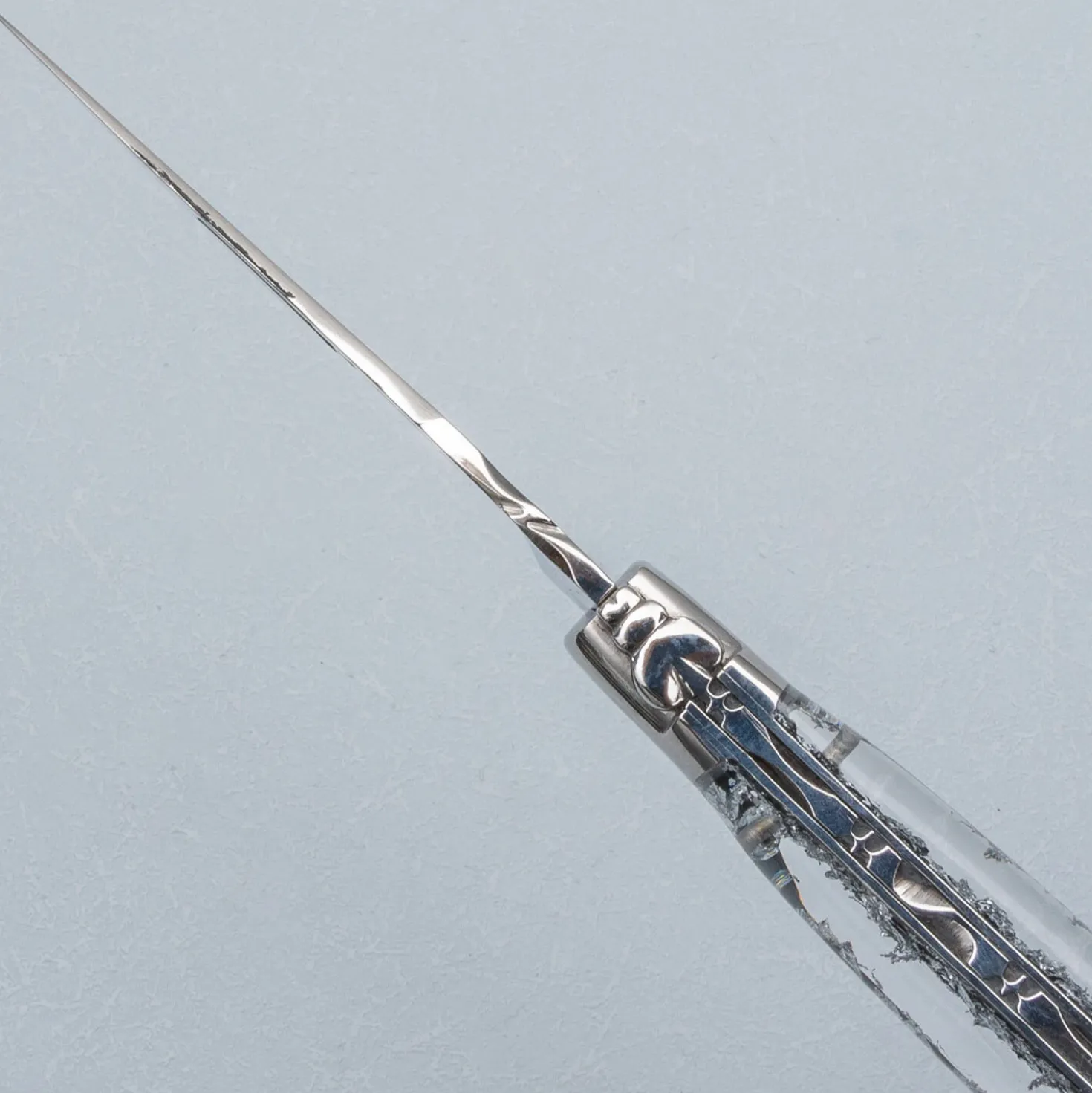 Laguiole en Aubrac Classic Zakmes Silver Glitter 12 cm
