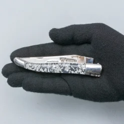 Laguiole en Aubrac Classic Zakmes Silver Glitter 12 cm