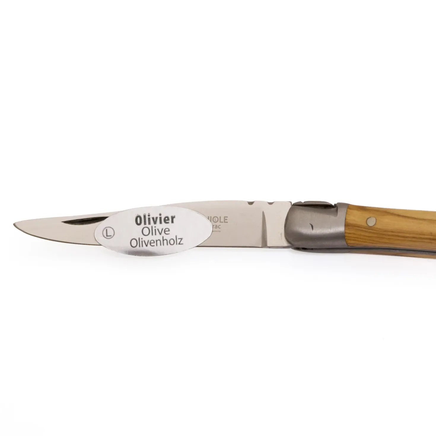 Laguiole en Aubrac Classic Zakmes Olijfhout 7 cm