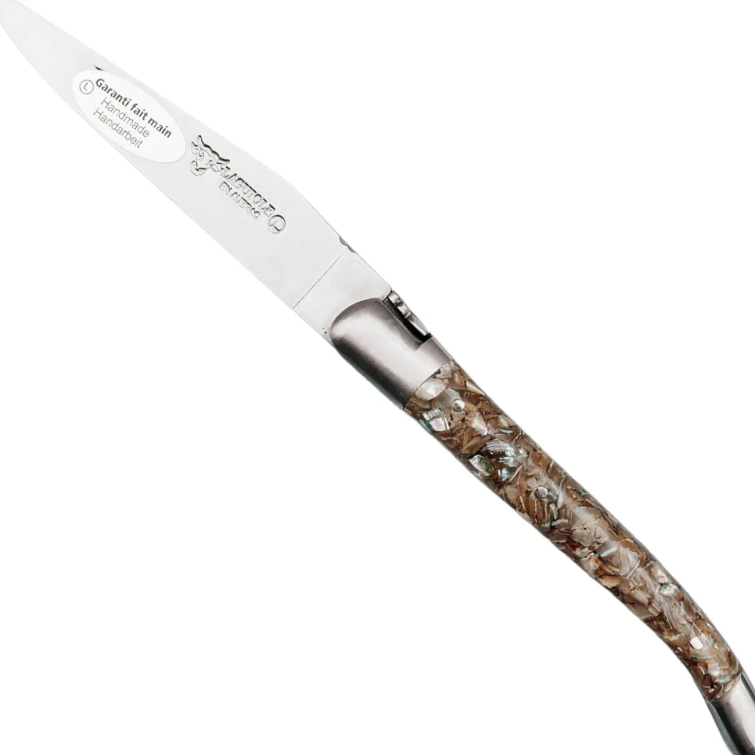 Laguiole en Aubrac Classic Zakmes Mosselschelp 10 cm