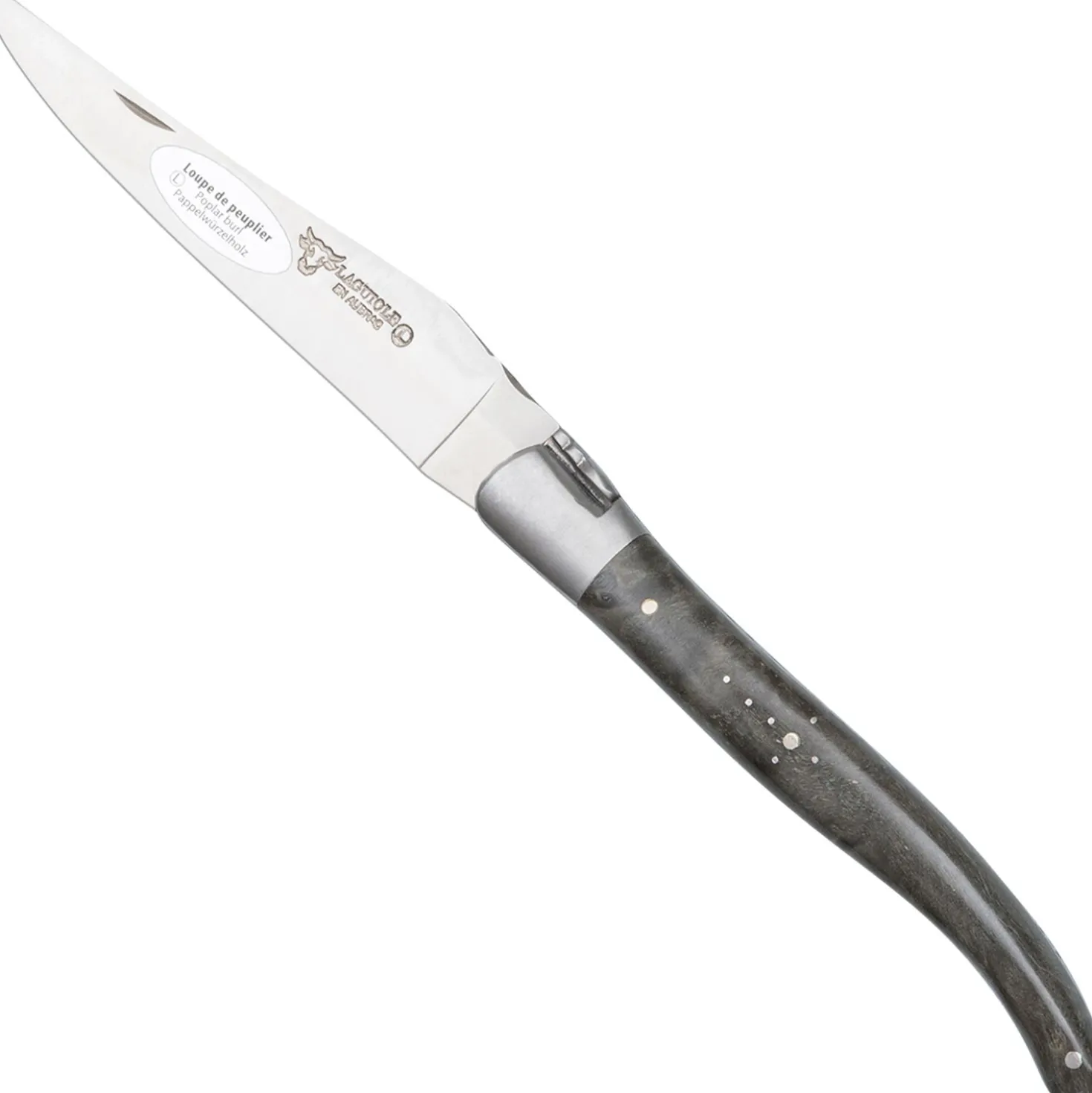 Laguiole en Aubrac Classic Zakmes Donker Populier 12 cm