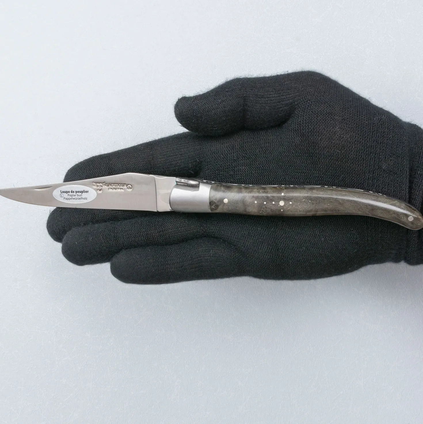 Laguiole en Aubrac Classic Zakmes Donker Populier 12 cm