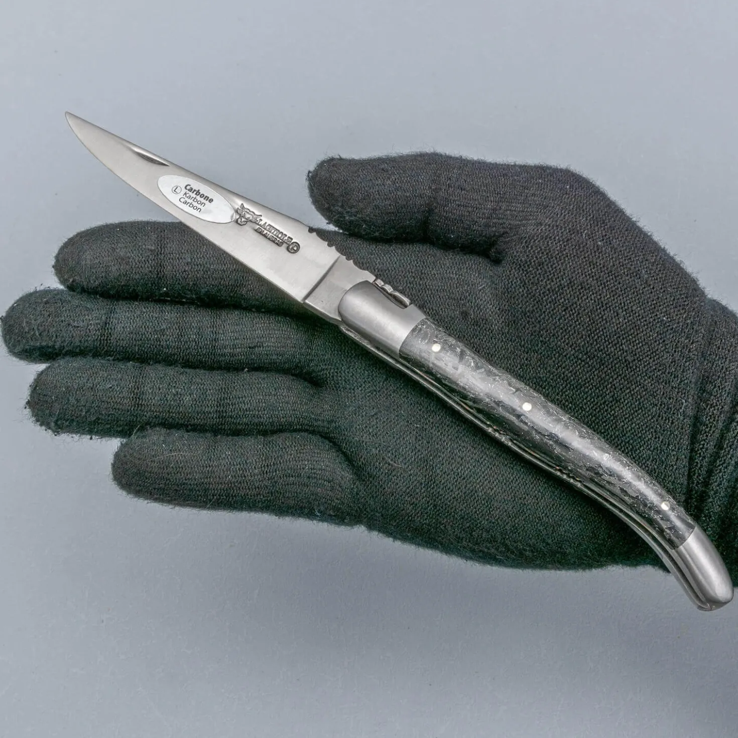Laguiole en Aubrac Classic Zakmes Carbon Fiber 12 cm