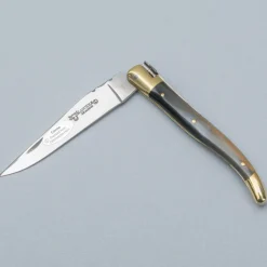 Laguiole en Aubrac Classic Zakmes Hoorn Zwart 12 cm