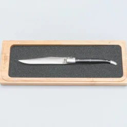 Laguiole en Aubrac Damascus Steakmes Hoorn 1 delig
