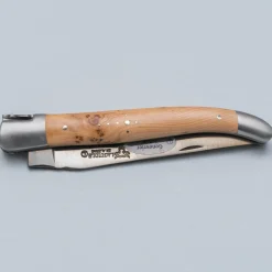 Laguiole en Aubrac Damast Zakmes Jeneverbes 12 cm