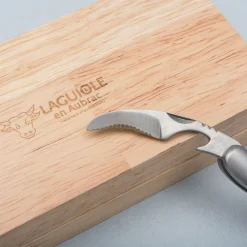 Laguiole en Aubrac Kelnersmes Red Poplar Burl