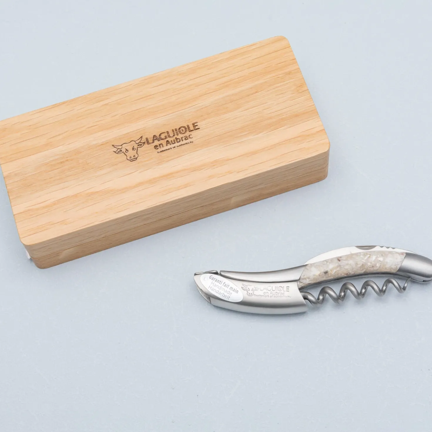 Laguiole en Aubrac Kelnersmes Oesterschalen