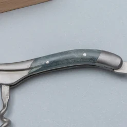 Laguiole en Aubrac Kelnersmes Blue Poplar Burl