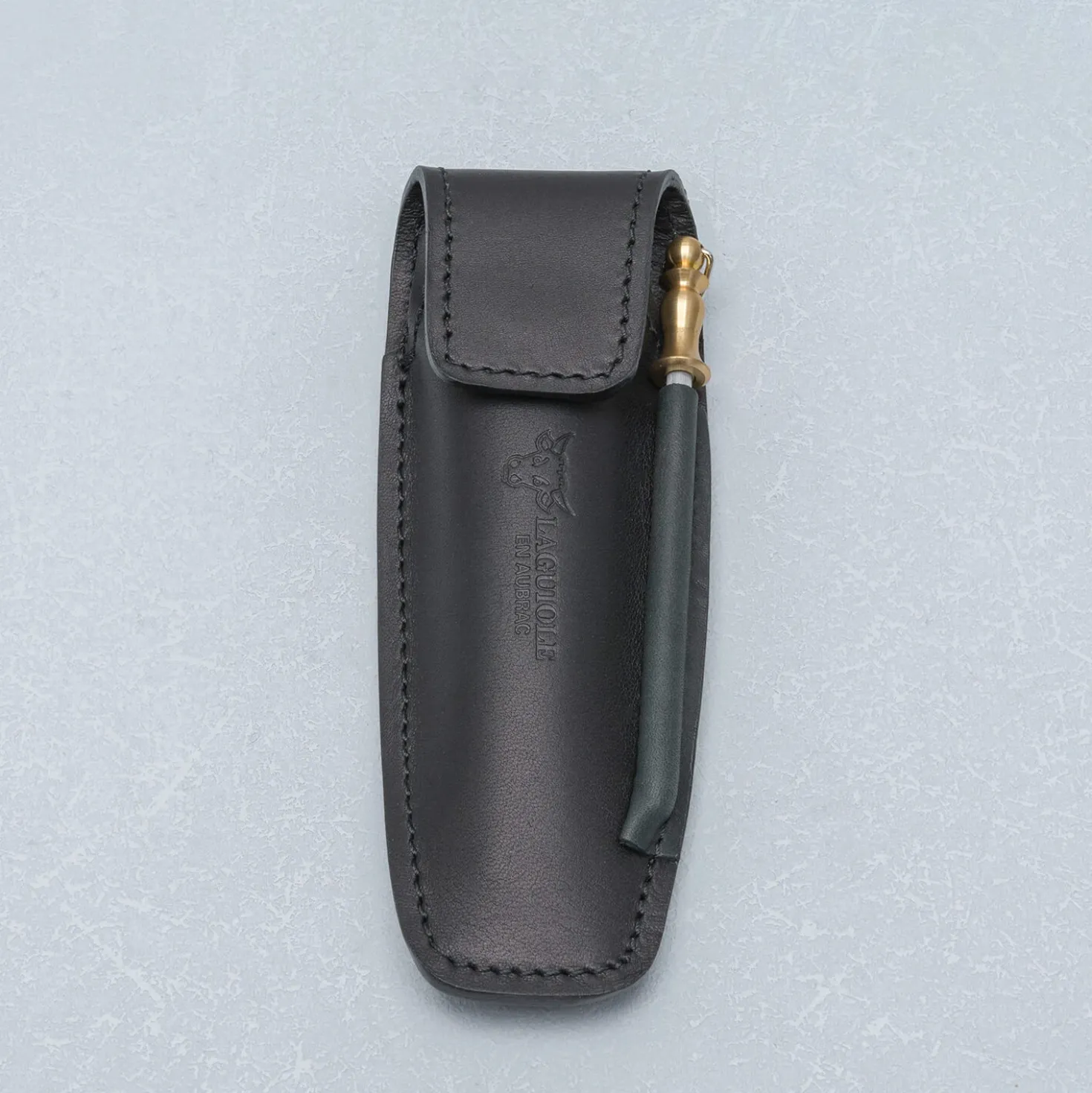 Laguiole en Aubrac Riemetui 12 cm + Aanzetstaal