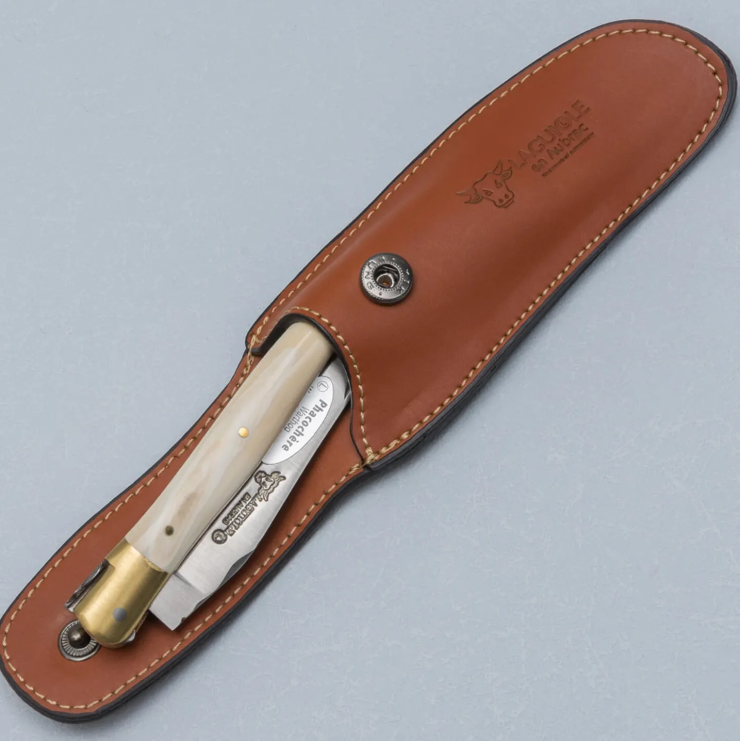 Laguiole en Aubrac Riemetui Maya Marron 12 cm