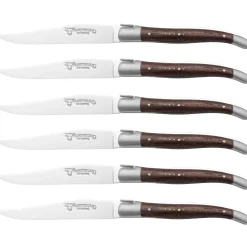 Laguiole en Aubrac Steakmessenset Wengé 6 delig