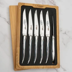 Laguiole en Aubrac Steakmessenset RVS 6 delig