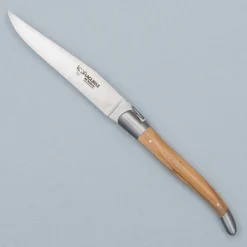 Laguiole en Aubrac Steakmessenset Olijf 4 delig