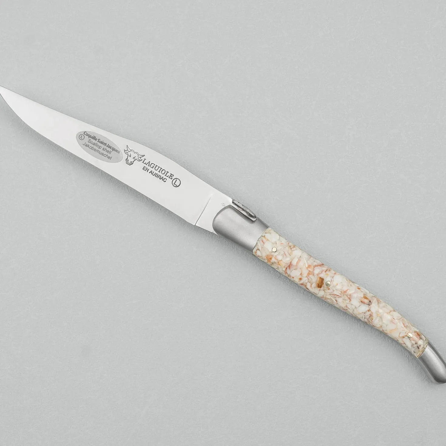 Laguiole en Aubrac Steakmessenset Mossel & Oester 6 delig