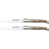 Laguiole en Aubrac Steakmessenset Hoorn 2 delig