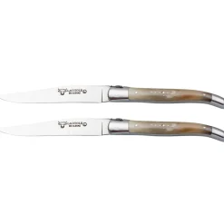 Laguiole en Aubrac Steakmessenset Hoorn 2 delig