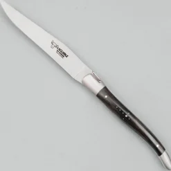 Laguiole en Aubrac Steakmessen en vorkenset Ebbenhout 4 delig