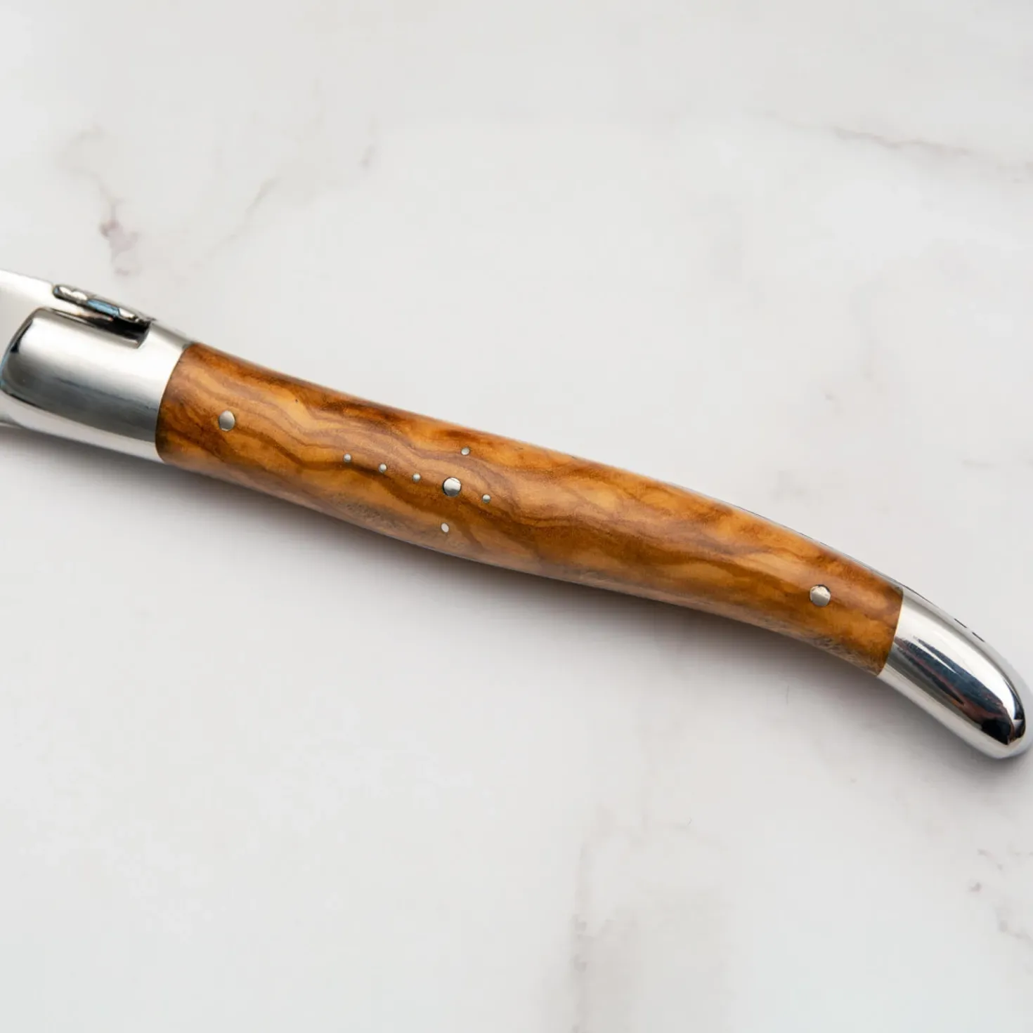 Laguiole en Aubrac Steakmessenset Olijf 6 delig