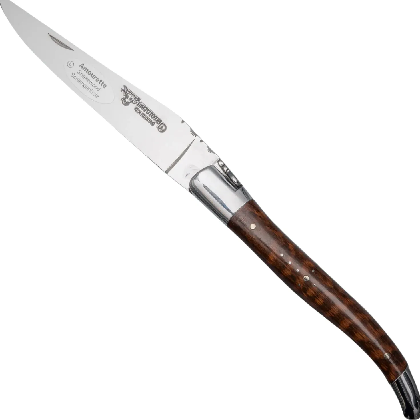 Laguiole en Aubrac Zakmes Amourette Letterhout 12 cm