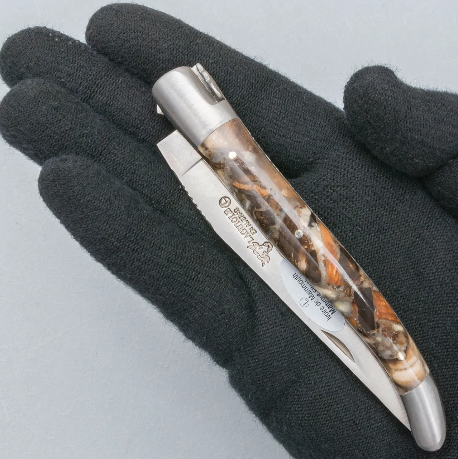 Laguiole en Aubrac Zakmes Double Plated Fusion Mammoet 12 cm