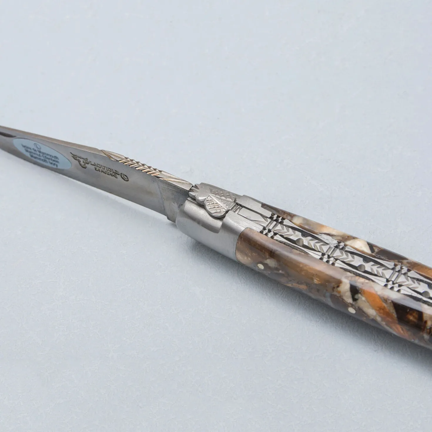 Laguiole en Aubrac Zakmes Double Plated Fusion Mammoet 12 cm