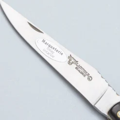 Laguiole en Aubrac Zakmes Ebony Onyx Inlay Deluxe 12 cm