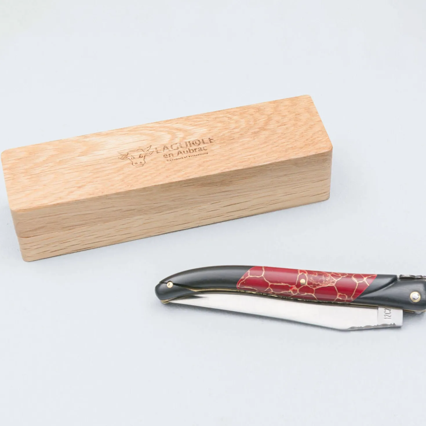 Laguiole en Aubrac Zakmes Ebony Jasper Zakmes 12 cm