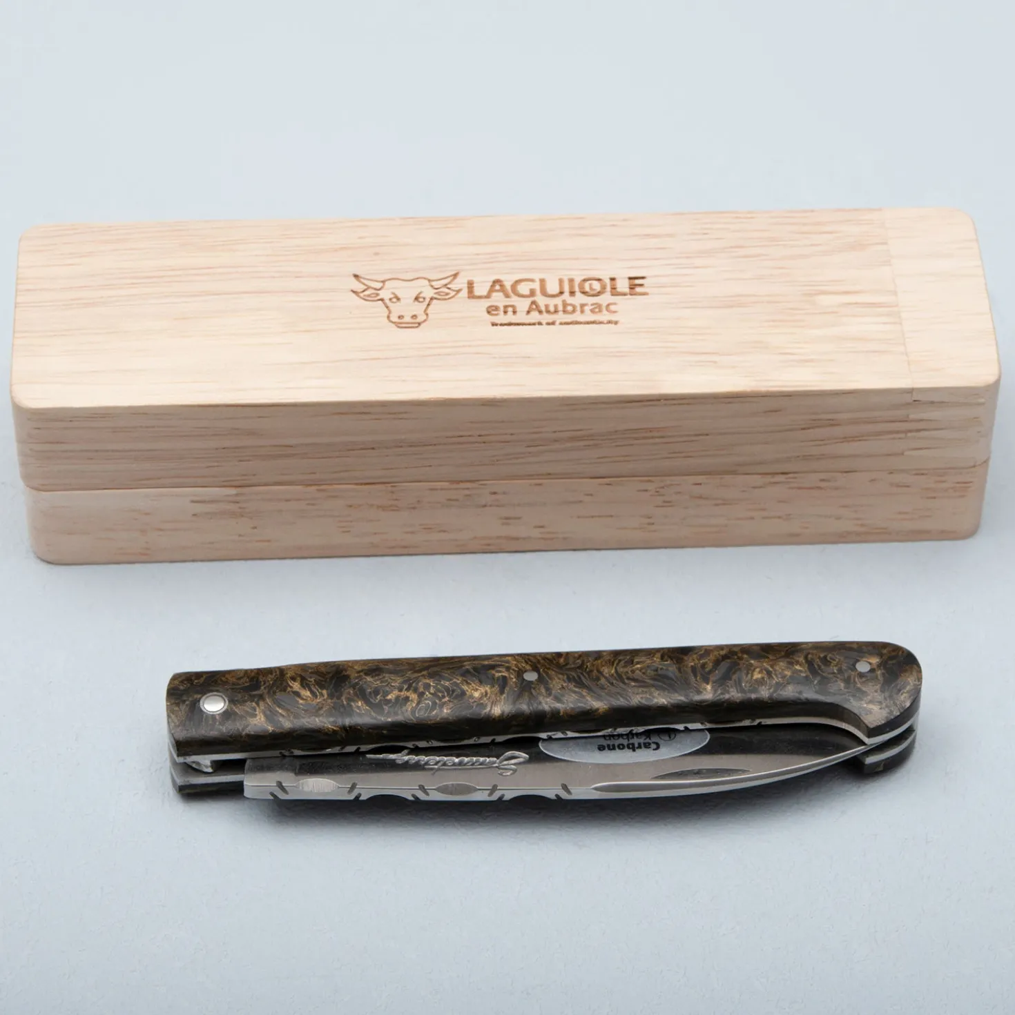Laguiole en Aubrac Zakmes Sauveterre Deluxe Carbon Fiber 11 cm