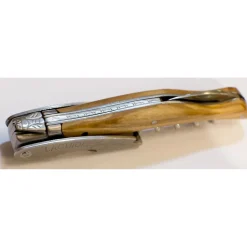 Laguiole Kelnersmes Olijfhout Jean Dubost