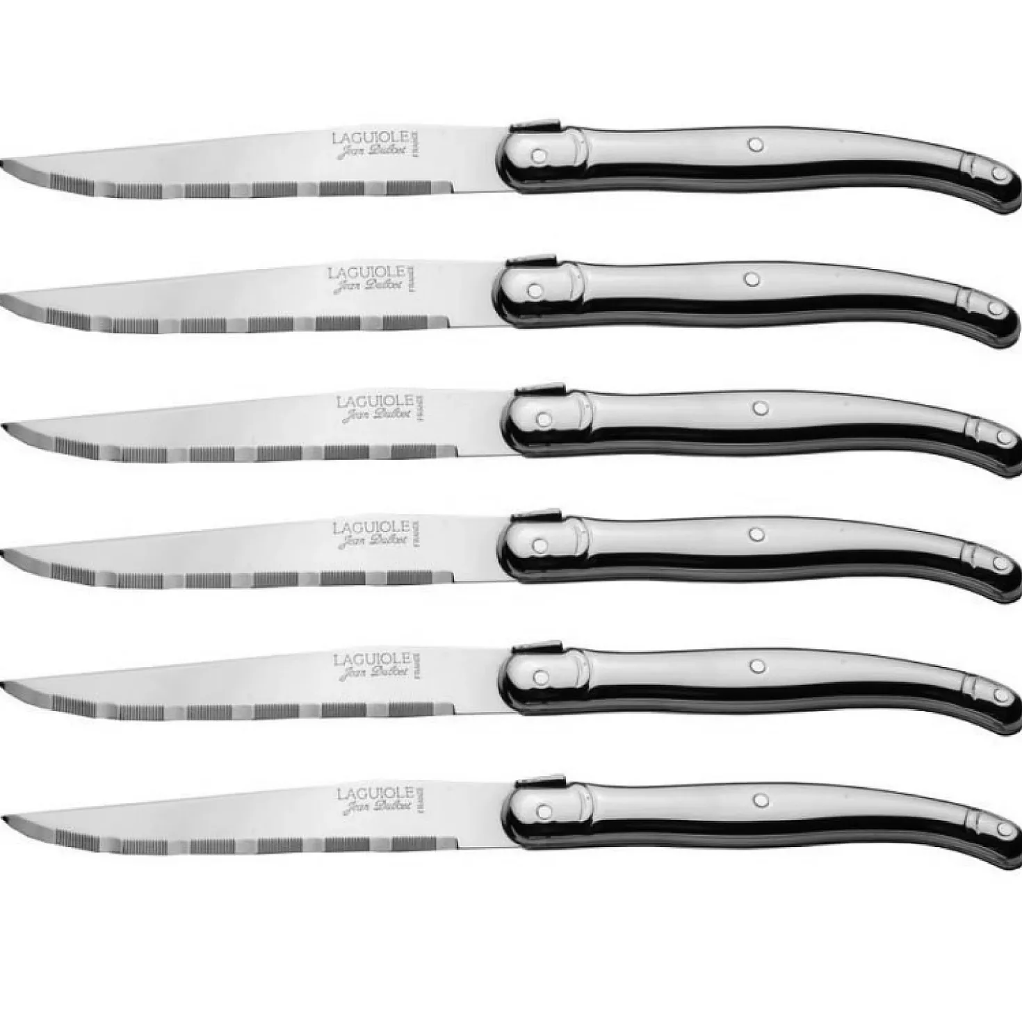 Laguiole Steakmessen Jean Dubost RVS 1.2 mm