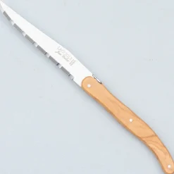 Laguiole Steakmessen Jean Dubost Olijfhout 6 delig