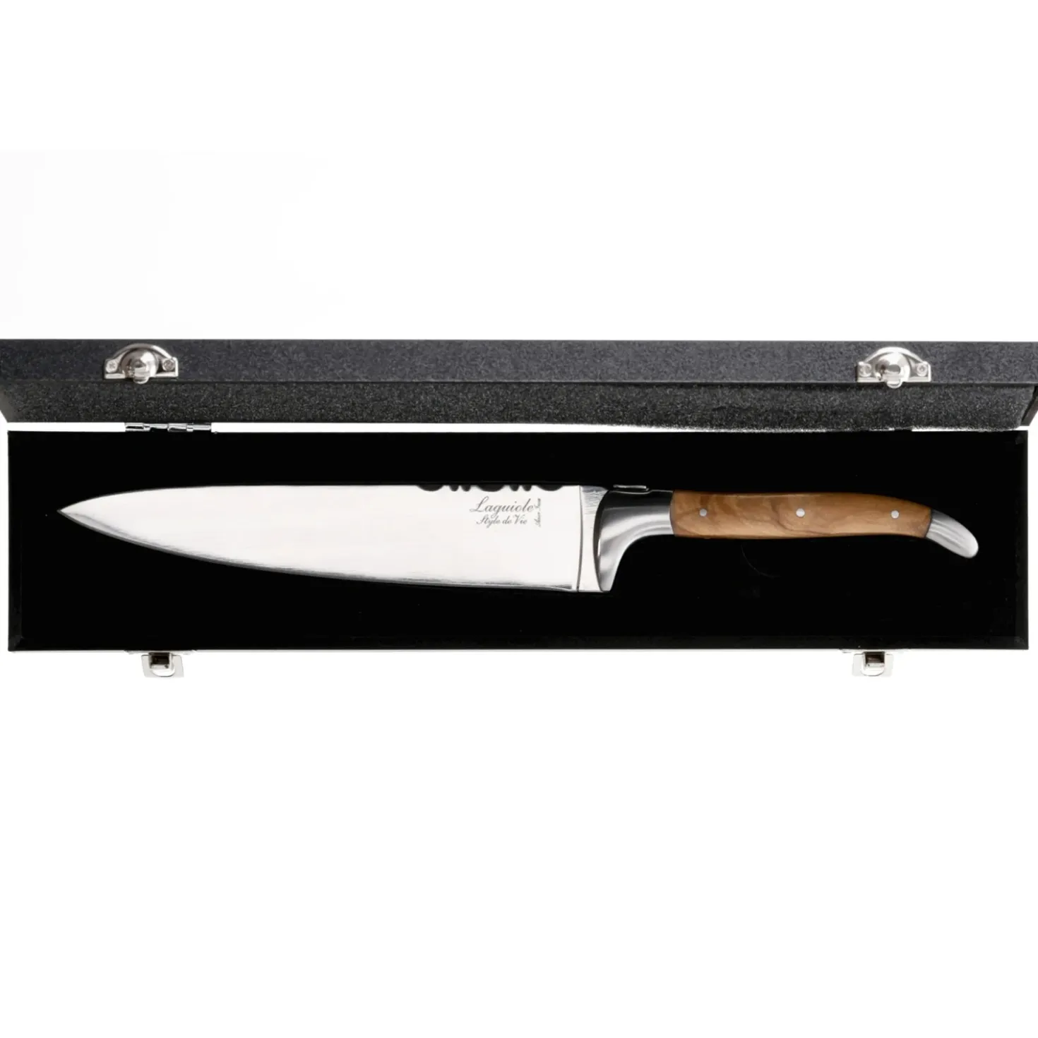 Laguiole Style de Vie Luxury Line Koksmes Olijfhout 20 cm