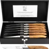 Laguiole Style de Vie Luxury Line Steakmessen Olijfhout (6 stuks)